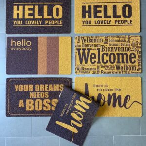 TAPIS DE PORTE CONTRE L'EAU